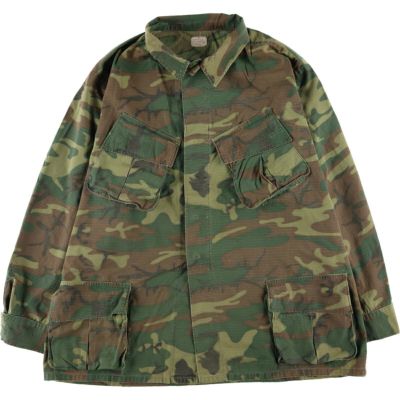 古着 米軍実品 ジャングルファティーグ 5th 迷彩柄 ERDL
