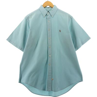 古着 ラルフローレン Ralph Lauren POLO by Ralph Lauren 半袖 ボタンダウンシャツ メンズM相当 /eaa535650 【中古】 【250407】