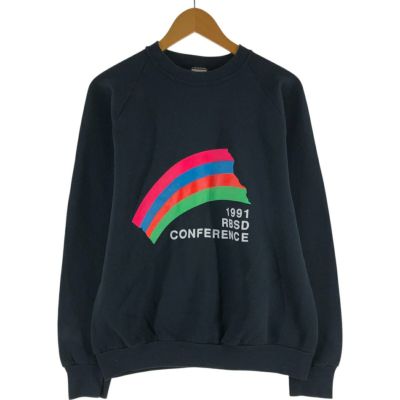 古着 90年代 フルーツオブザルーム FRUIT OF THE LOOM プリントスウェットシャツ トレーナー USA製 メンズL相当 ヴィンテージ /eaa536050 【中古】 【250407】