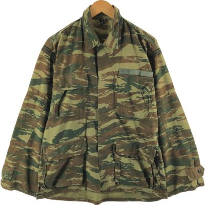 古着 ギリシャ軍 迷彩柄 B.D.U リザードカモ ミリタリージャケット