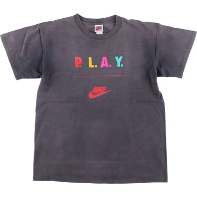 【状態良好】90's NIKE ビンテージ Tシャツ US 銀タグ XLサイズ 古着 90年代 ナイキ NIKE 銀タグ ロゴプリントTシャツ USA製