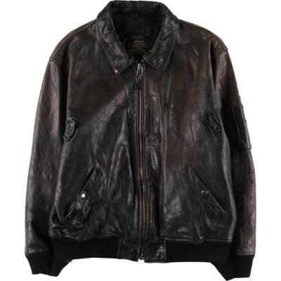 古着 アヴィレックス AVIREX B-15タイプ レザーブルゾン メンズL相当 ヴィンテージ /eaa414449 【中古】 【250407】