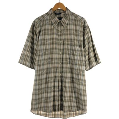 古着 90～00年代 ノーティカ NAUTICA 半袖 ボタンダウン チェックシャツ メンズXL相当 /eaa535542 【中古】 【250407】