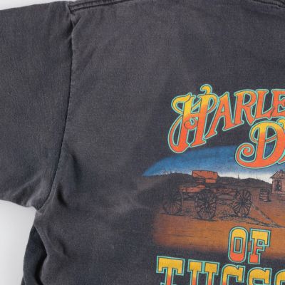 90年代 HOLOUBEK Harley-Davidson ハーレーダビッドソン 両面プリント ...
