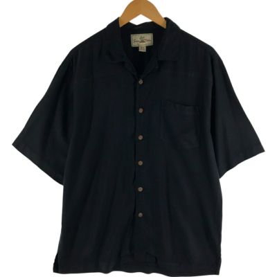 古着 SEVEN PALM 半袖 オープンカラー シルクシャツ ボックスシャツ メンズM相当 /eaa534309 【中古】 【250407】