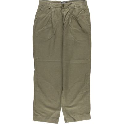古着 ドッカーズ DOCKERS ツータック コットン×リネンパンツ