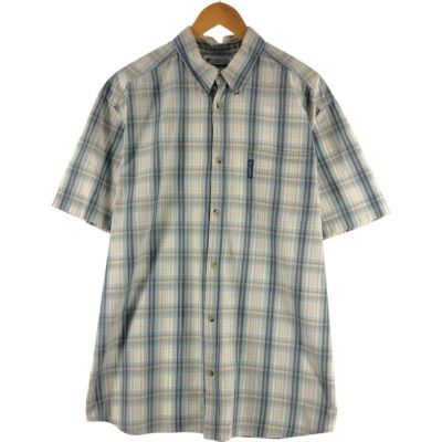 古着 00年代 コロンビア Columbia 半袖 ボタンダウン チェックシャツ メンズXL相当 /eaa535562 【中古】 【250407】