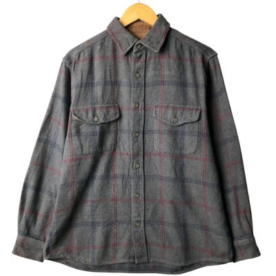 古着 ミスターレッグス Mr.Leggs 長袖 フランネルチェックシャツ USA製