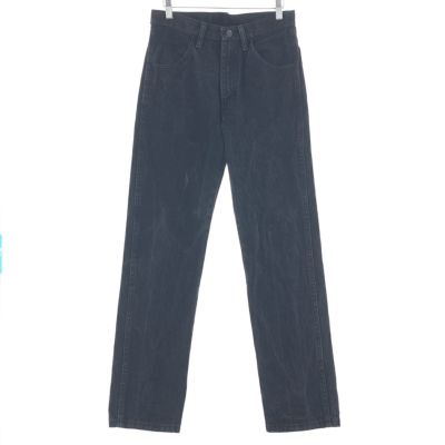 古着 90年代 ラングラー Wrangler ブラックデニム ストレートデニム ...