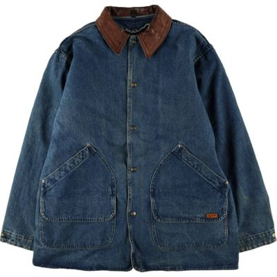 古着 90～00年代 ウールリッチ WOOLRICH 中綿入り デニム ハンティング