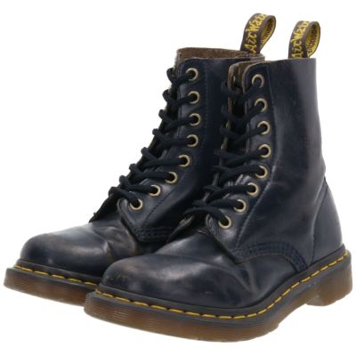 古着 ドクターマーチン Dr.Martens スチールトゥ 10ホールブーツ