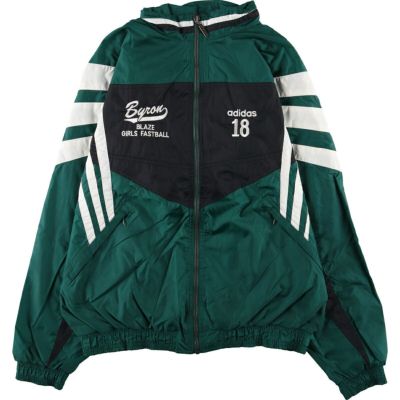 古着 80年代 アディダス adidas ナイロンジャケット メンズM相当