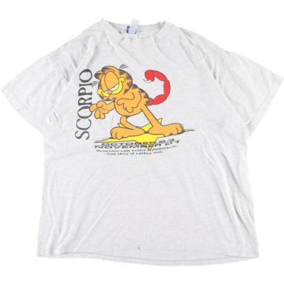90年代 GARFIELD ガーフィールド カットオフ キャラクタープリントTシャツ メンズM ヴィンテージ /eaa354167eaa354167取扱店
