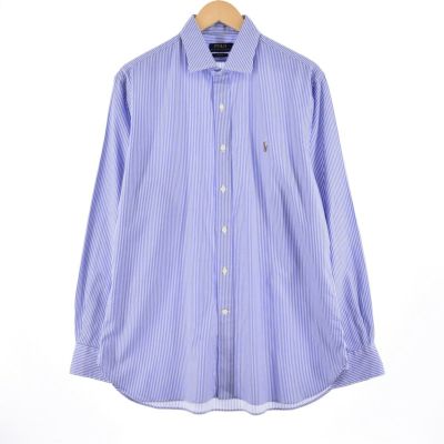 古着 ラルフローレン Ralph Lauren POLO RALPH LAUREN CUSTOM FIT 長袖 ストライプシャツ レディースL  /eaa371431 【中古】 【231002】【エルル】 【SS2406】 | 古着屋JAM（ジャム）