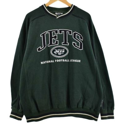 古着 リー Lee NFL NEW YORK JETS ニューヨークジェッツ スウェット