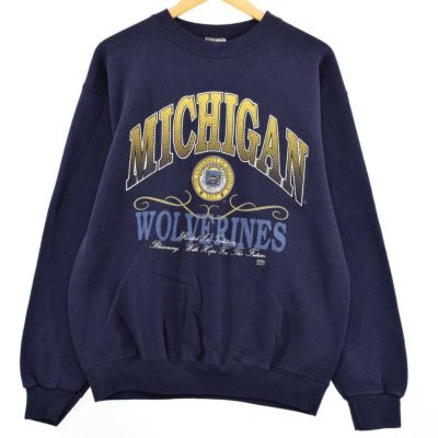 古着 20SPORT MICHIGAN ミシガン大学 カレッジスウェットシャツ