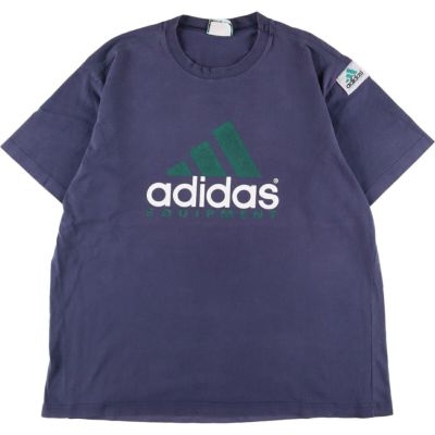 古着 90年代 アディダス adidas EQUIPMENT エキップメント ロゴTシャツ