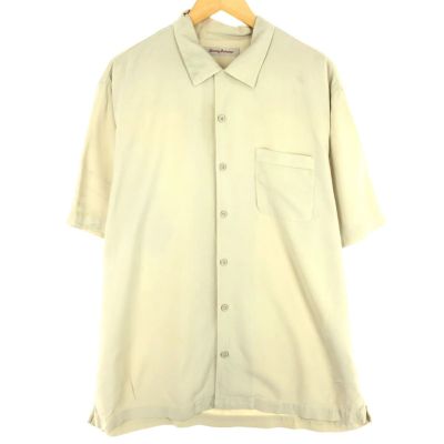  Bahama トミーバハマ オープンカラーシャツ アロハ シルク ⑥ 古着 Tommy Bahama トミーバハマ シルク 花柄 半袖 オープン