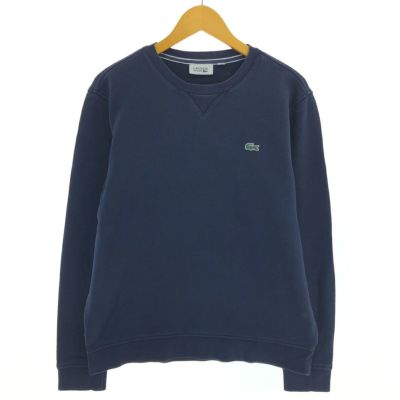古着 ラコステ LACOSTE SPORT ワンポイントロゴスウェットシャツ