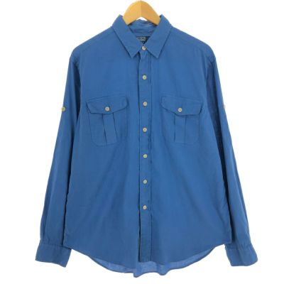 POLO RALPH LAUREN(ポロラルフローレン) ：リネンシャツ長袖 古着 ラルフローレン Ralph Lauren POLO by Ralph Lauren 長袖