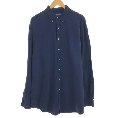 古着 ラルフローレン Ralph Lauren 長袖 リネン ボタンダウン