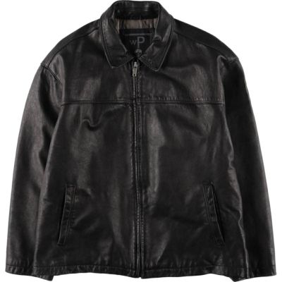 古着 WEATHERPROOF スイングトップタイプ レザーブルゾン メンズXL相当 /eaa534081 【中古】 【250408】