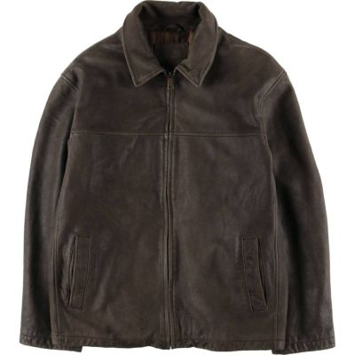 古着 ドッカーズ DOCKERS スイングトップタイプ レザーブルゾン メンズXL相当 /eaa537676 【中古】 【250408】