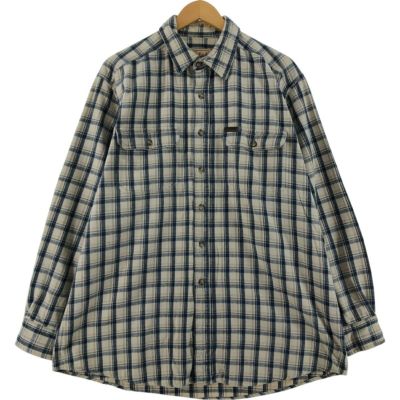 古着 ウールリッチ WOOLRICH 長袖 ライトネルチェックシャツ