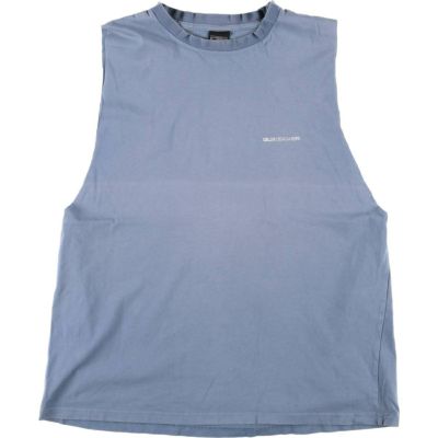 古着 クイックシルバー QUICKSILVER バックプリント カットオフ