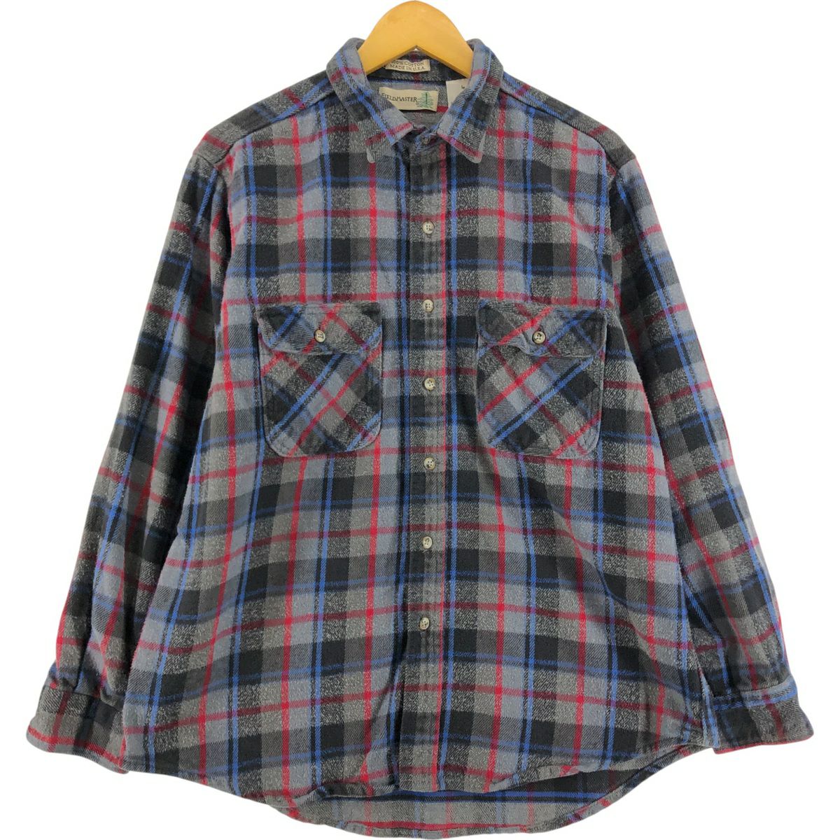 古着 90年代 フィールドマスター Field Master 長袖 フランネル