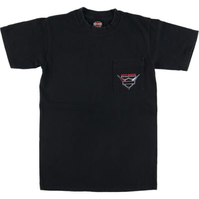 古着 00年代 ハーレーダビッドソン Harley-Davidson 鷲柄 イーグル柄 バックプリント モーターサイクル バイクTシャツ USA製 レディースS相当 /eaa535305 【中古】 【250410】 【Elulu/エルル】