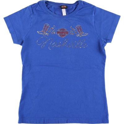 古着 ハーレーダビッドソン Harley-Davidson モーターサイクル バイクTシャツ レディースS相当 /eaa536992 【中古】 【250410】 【Elulu/エルル】