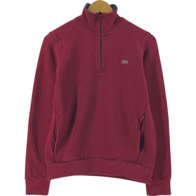 古着 ラコステ LACOSTE ハーフジップスウェットシャツ トレーナー 4 レディースM相当 /eaa536985 【中古】 【250410】 【Elulu/エルル】