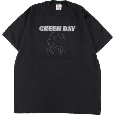 00s GREEN DAY　ビッグプリント　Tシャツ　　グリーンデイ　デルタ