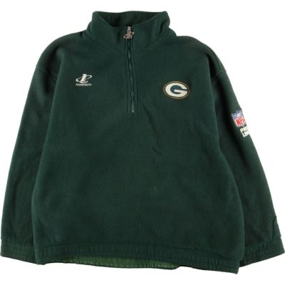 古着 NFL GREEN BAY PACKERS グリーンベイパッカーズ ハーフジップ