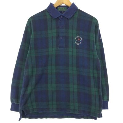 古着 JIMMY HUME チェック柄 ブラックウォッチチェック 長袖 ラガーシャツ メンズM /eaa430700 【中古】 【240424】