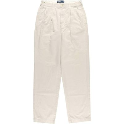 古着 ラルフローレン Ralph Lauren POLO by Ralph Lauren ANDREW PANT ツータック チノパンツ メンズw31相当 /eaa537478 【中古】 【250411】