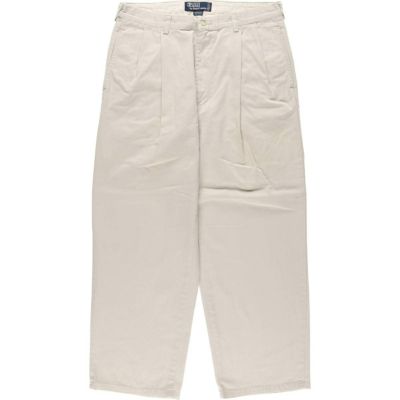 古着 ラルフローレン Ralph Lauren POLO by Ralph Lauren HAMMOND PANT ツータック チノパンツ メンズw34相当 /eaa537496 【中古】 【250411】