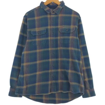 古着 00年代 オービス ORVIS オンブレチェック 長袖 ヘビーネルチェックシャツ メンズL相当 /eaa494519 【中古】 【241006】
