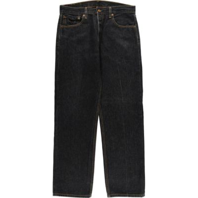 2025年激安 古着 リーバイス Levi's 559 RELAXED STRAIGHT ブラックデニム パンツ