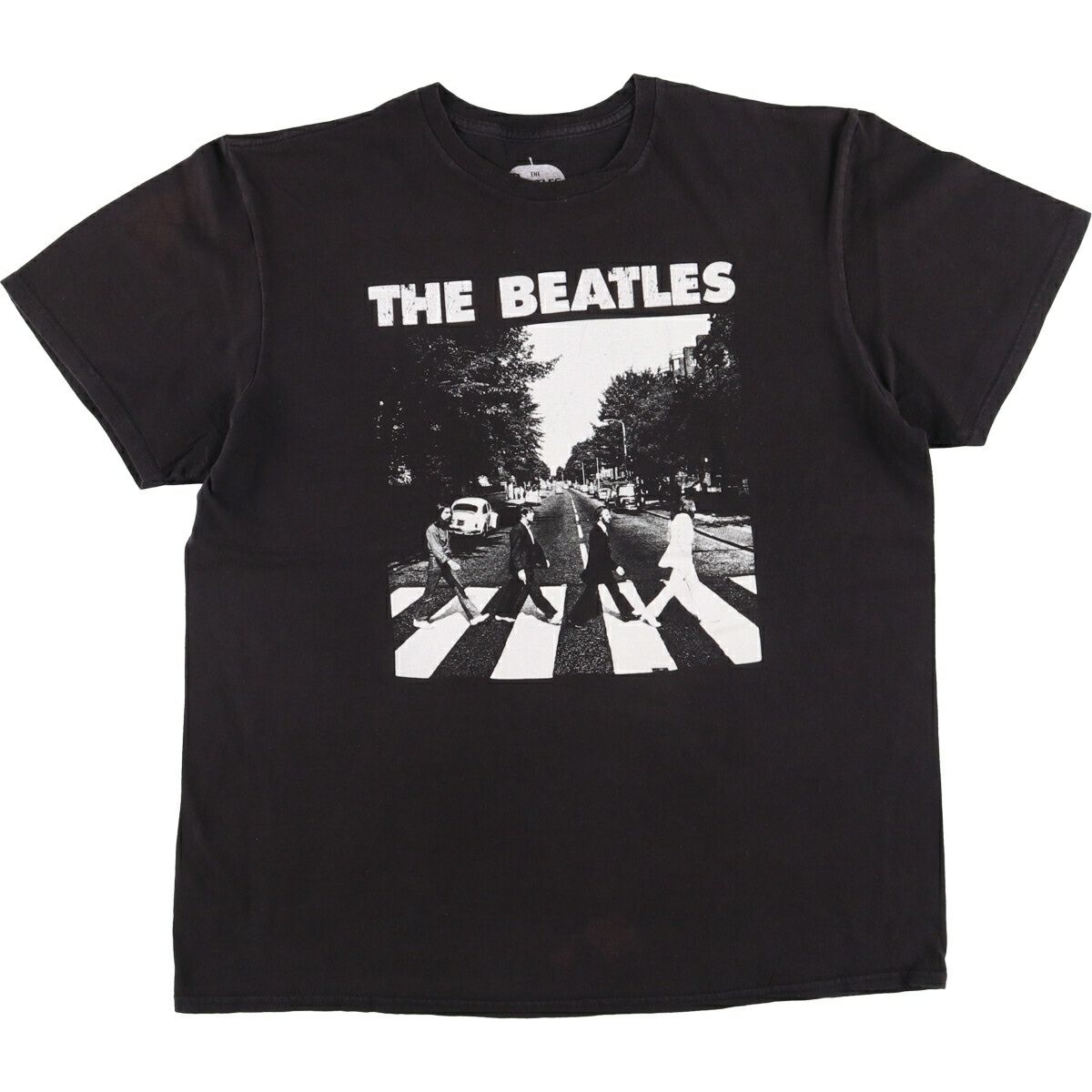 古着 THE BEATLES ビートルズ バンドTシャツ バンT メンズL相当  