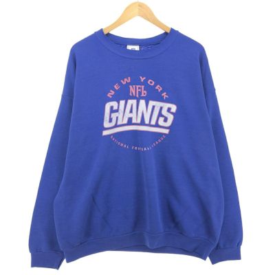 古着 ビッグサイズ 90年代 NFL NEWYORK GIANTS ニューヨークジャイアンツ プリントスウェットシャツ トレーナー メンズXXXL相当 ヴィンテージ /eaa438857 【中古】 【241006】 ss2503_30
