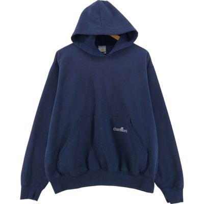 古着 カーハート Carhartt スウェットプルオーバーパーカー