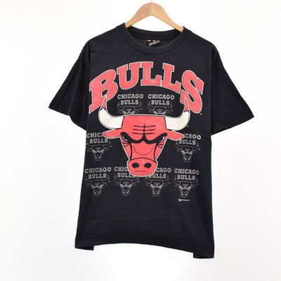 90年代 ヘインズ Hanes NBA CHICAGOBULLS シカゴブルズ スポーツプリントTシャツ メンズL ヴィンテージ /eaa330115