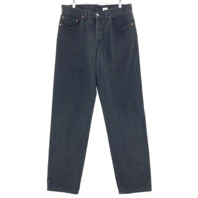 古着 リーバイス Levi's 550 RELAXED FIT ブラックデニム テーパード