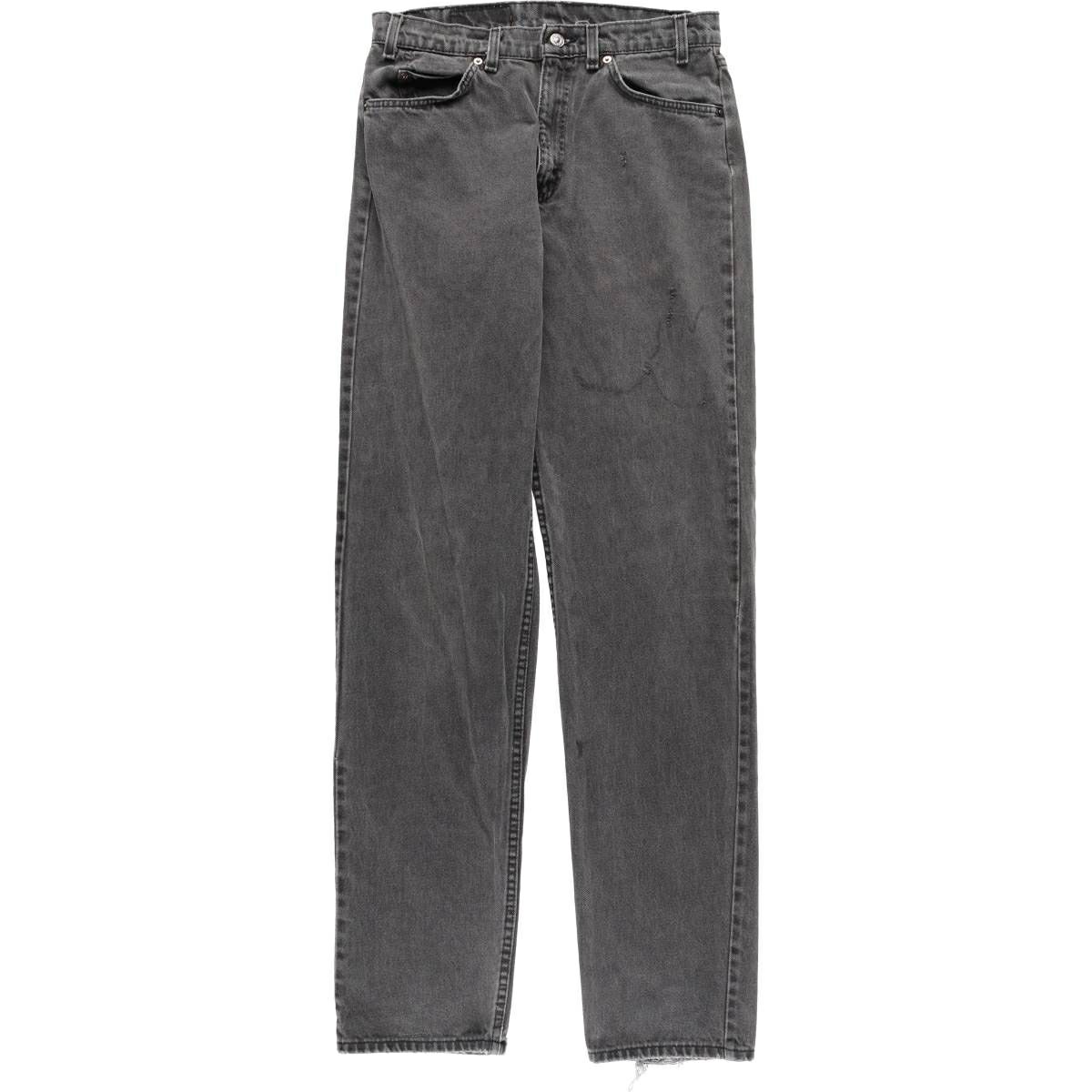 古着 00年代 リーバイス Levis 550 オレンジタブ ブラックデニム