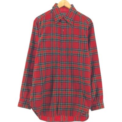 古着 70年代 ペンドルトン PENDLETON オンブレチェック ウール