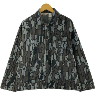 古着 ～90年代 レッドヘッド RED HEAD 迷彩柄 ツリーバークカモ コットン×ポリジャケット USA製 メンズM相当 ヴィンテージ /eaa533362 【中古】 【250407】