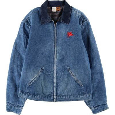 BIGBEN カバーオール　古着　ヴィンテージ　雰囲気　デニムジャケット 70〜80年代 ビッグベン デニムカバーオール メンズXL 古着 BIG