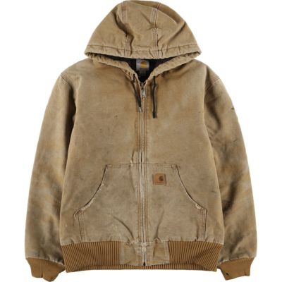 古着 カーハート Carhartt アクティブジャケット ダックフルジップ